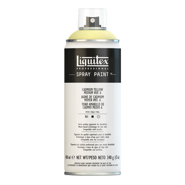 LQX SPRAY PAINT 400ML 830 CADMIUM YELLOW MEDIUM HUE 6 884955023778