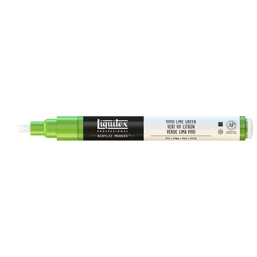LQX ACRYLIC MARKER 2MM CAP OFF 740 VIVID LIME GREEN 887452000846
