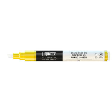 LQX ACRYLIC MARKER 2MM CAP OFF 412 YELLOW MEDIUM AZO 887452000600