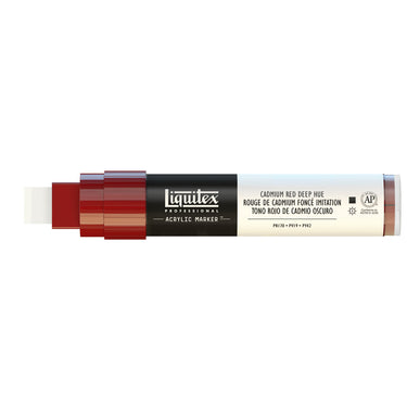 LQX ACRYLIC MARKER 15MM CAP OFF 311 CADMIUM RED DEEP HUE 887452000143