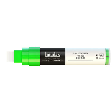 LQX ACRYLIC MARKER 15MM CAP OFF 985 FLUORESCENT GREEN 8887452000563
