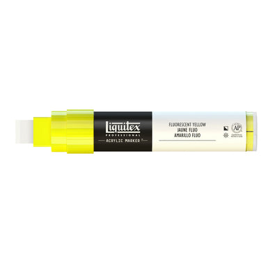LQX ACRYLIC MARKER 15MM CAP OFF 981 FLUORESCENT YELLOW 887452001034