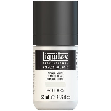 LQX ACRYLIC GOUACHE 59ML 432 TITANIUM WHITE 887452999409