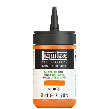 LQX ACRYLIC GOUACHE 59ML CAP OFF 892 CADMIUM-FREE ORANGE 887452999492