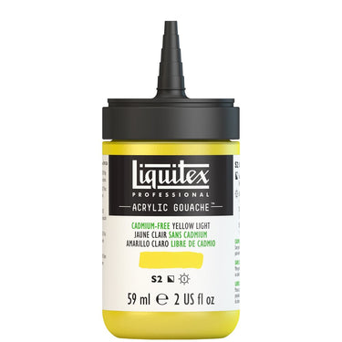 LQX ACRYLIC GOUACHE 59ML CAP OFF 889 CADMIUM-FREE YELLOW LIGHT 887452999454