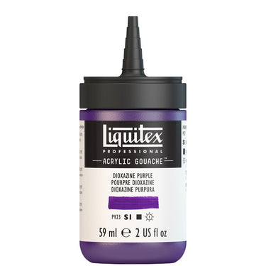 LQX ACRYLIC GOUACHE 59ML CAP OFF 186 DIOXAZINE PURPLE 887452999591