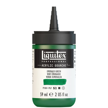 LQX ACRYLIC GOUACHE 59ML CAP OFF 450 EMERALD GREEN 887452999690