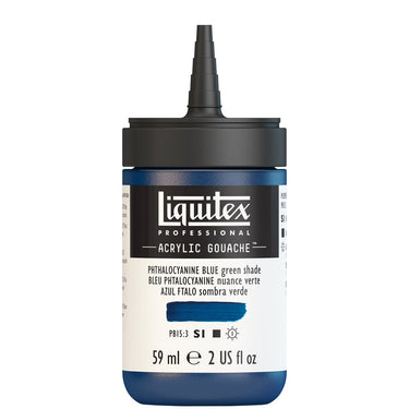 LQX ACRYLIC GOUACHE 59ML CAP OFF 316 PHTHALOCYANINE BLUE GREEN SHADE 887452999645