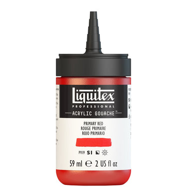 LQX ACRYLIC GOUACHE 59ML CAP OFF 415 PRIMARY RED 887452999577