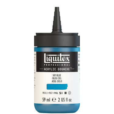 LQX ACRYLIC GOUACHE 59ML CAP OFF 279 SKY BLUE 887452999614