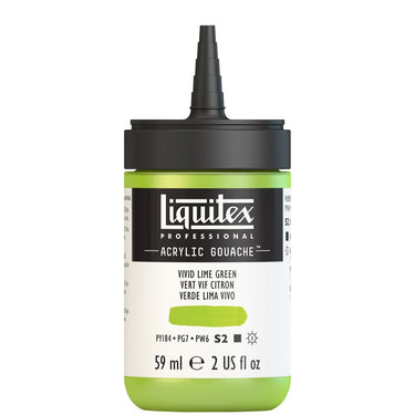 LQX ACRYLIC GOUACHE 59ML CAP OFF 740 VIVID LIME GREEN 887452999683