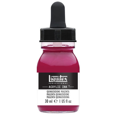 LQX ACRYLIC INK 30ML 114 QUINACRIDONE MAGENTA 094376975772