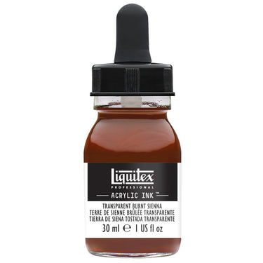 LQX ACRYLIC INK 30ML 129 TRANSPARENT BURNT SIENNA 094376975796