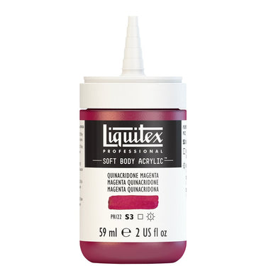 LQX SOFT BODY ACRYLIC 59ML CAP OFF 114 QUINACRIDONE MAGENTA 887452998365