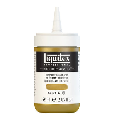LQX SOFT BODY ACRYLIC 59ML CAP OFF 234 IRIDESCENT BRIGHT GOLD 887452998044