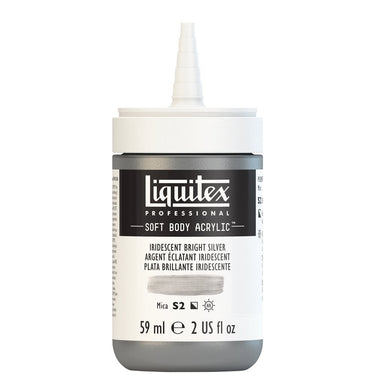 LQX SOFT BODY ACRYLIC 59ML CAP OFF 236 IRIDESCENT BRIGHT SILVER 887452998051