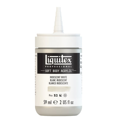LQX SOFT BODY ACRYLIC 59ML CAP OFF 238 IRIDESCENT WHITE 887452998105