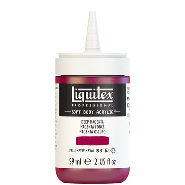 LQX SOFT BODY ACRYLIC 59ML CAP OFF 300 DEEP MAGENTA 887452997894