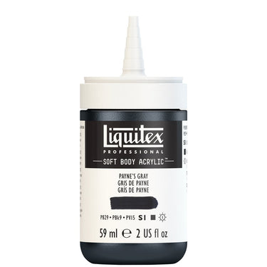 LQX SOFT BODY ACRYLIC 59ML CAP OFF 310 PAYNES GRAY 887452998235