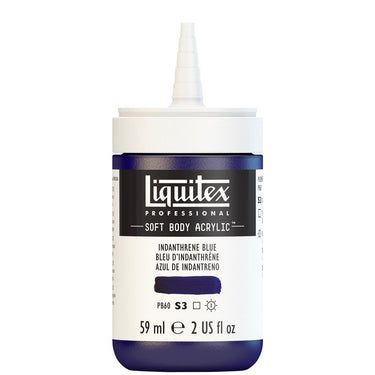 LQX SOFT BODY ACRYLIC 59ML CAP OFF 322 INDANTHRENE BLUE 887452998013