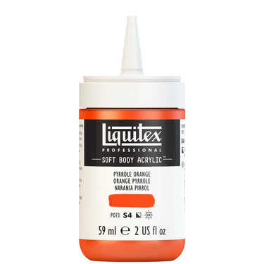 LQX SOFT BODY ACRYLIC 59ML CAP OFF 323 PYRROLE ORANGE 887452998310