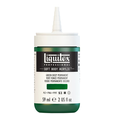 LQX SOFT BODY ACRYLIC 59ML CAP OFF 350 GREEN DEEP PERMANENT 887452997887
