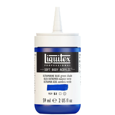 LQX SOFT BODY ACRYLIC 59ML CAP OFF 380 ULTRAMARINE BLUE GREEN SHADE 887452998518