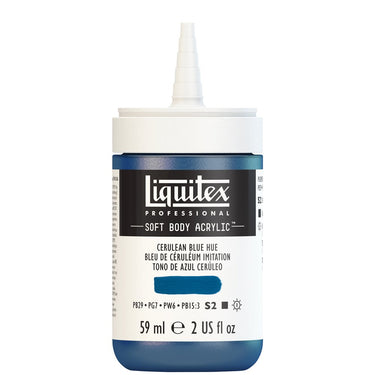 LQX SOFT BODY ACRYLIC 59ML CAP OFF 470 CERULEAN BLUE HUE 887452997825
