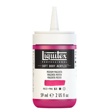 LQX SOFT BODY ACRYLIC 59ML CAP OFF 500 MEDIUM MAGENTA 887452998174