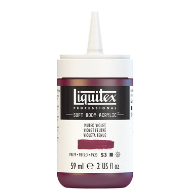 LQX SOFT BODY ACRYLIC 59ML CAP OFF 502 MUTED VIOLET 887452028475