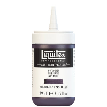 LQX SOFT BODY ACRYLIC 59ML CAP OFF 505 MUTED GREY 887452028505