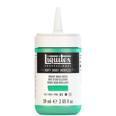 LQX SOFT BODY ACRYLIC 59ML CAP OFF 660 BRIGHT AQUA GREEN 887452997672