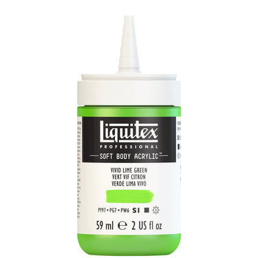 LQX SOFT BODY ACRYLIC 59ML CAP OFF 740 VIVID LIME GREEN 887452998556