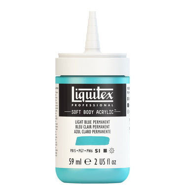 LQX SOFT BODY ACRYLIC 59ML CAP OFF 770 LIGHT BLUE PERMANENT 887452998129