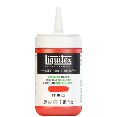 LQX SOFT BODY ACRYLIC 59ML CAP OFF 893 CADMIUM-FREE RED LIGHT 887452997788