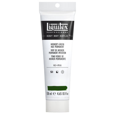LQX HEAVY BODY ACRYLIC 138ML 224 HOOKERS GREEN HUE PERMANENT 094376922684