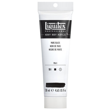 LQX HEAVY BODY ACRYLIC 138ML 276 MARS BLACK 094376922707