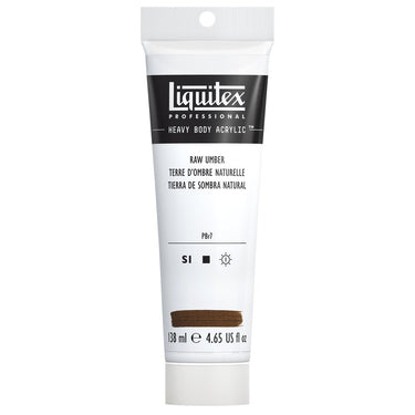 LQX HEAVY BODY ACRYLIC 138ML 331 RAW UMBER 094376922769