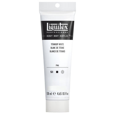 LQX HEAVY BODY ACRYLIC 138ML 432 TITANIUM WHITE 094376922790