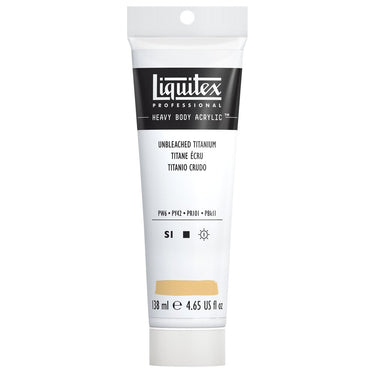 LQX HEAVY BODY ACRYLIC 138ML 434 UNBLEACHED TITANIUM 094376922806