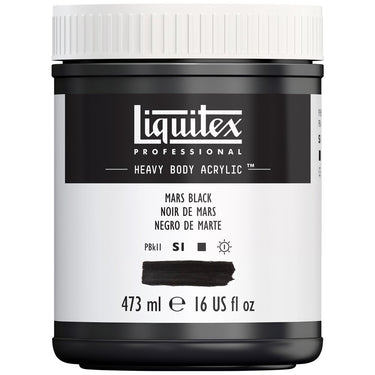 LQX HEAVY BODY ACRYLIC 473ML 276 MARS BLACK 887452030119