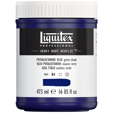 LQX HEAVY BODY ACRYLIC 473ML 316 PHTHALOCYANINE BLUE GREEN SHADE 887452030133