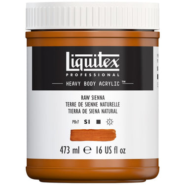 LQX HEAVY BODY ACRYLIC 473ML 330 RAW SIENNA 887452030140