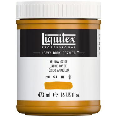 LQX HEAVY BODY ACRYLIC 473ML 416 YELLOW OXIDE 887452030201