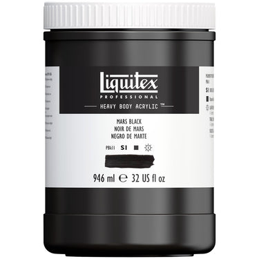 LQX HEAVY BODY ACRYLIC 946ML 276 MARS BLACK 887452030454