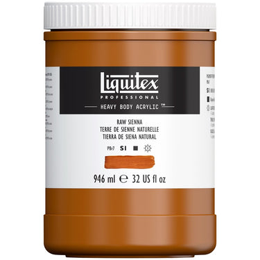 LQX HEAVY BODY ACRYLIC 946ML 330 RAW SIENNA 887452030485