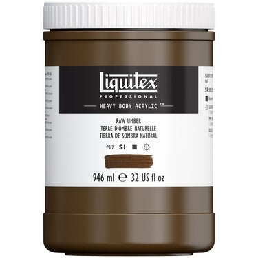 LQX HEAVY BODY ACRYLIC 946ML 331 RAW UMBER 887452030492