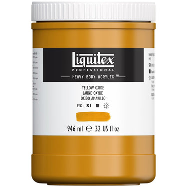 LQX HEAVY BODY ACRYLIC 946ML 416 YELLOW OXIDE 887452030546