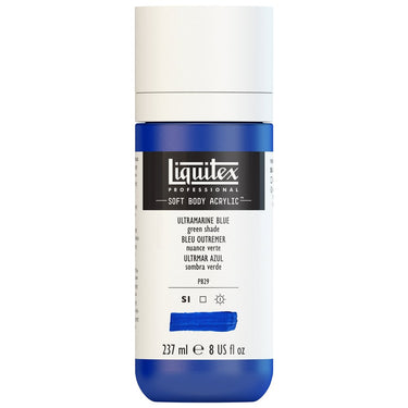 LQX SOFT BODY ACRYLIC 237ML 380 ULTRAMARINE BLUE GREEN SHADE 887452998846