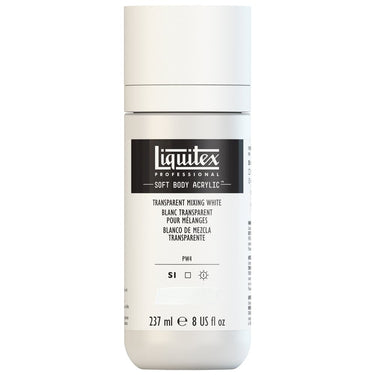 LQX SOFT BODY ACRYLIC 237ML 430 TRANSPARENT MIXING WHITE 887452998815